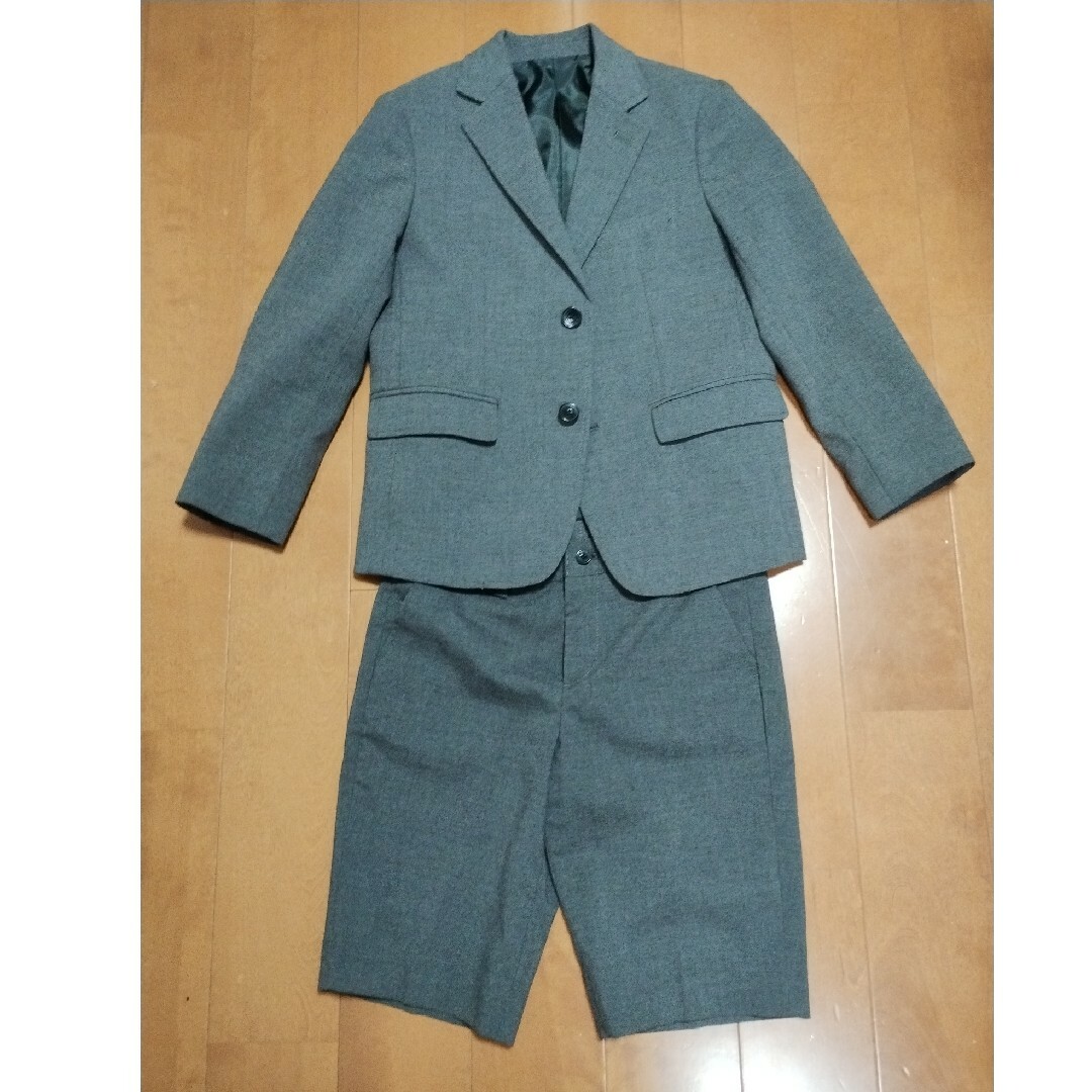 COMME CA ISM(コムサイズム)のスーツ　コムサ　120　グレー キッズ/ベビー/マタニティのキッズ服男の子用(90cm~)(ドレス/フォーマル)の商品写真