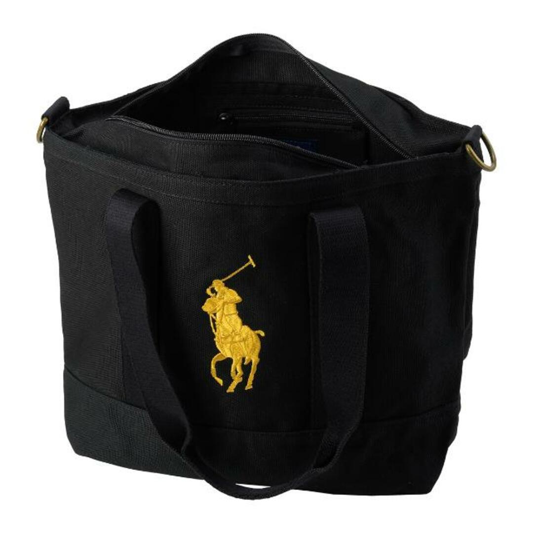 POLO RALPH LAUREN(ポロラルフローレン)の新品 ポロ ラルフローレン POLO RALPH LAUREN トートバッグ コットンキャンバス トート レディースのバッグ(トートバッグ)の商品写真