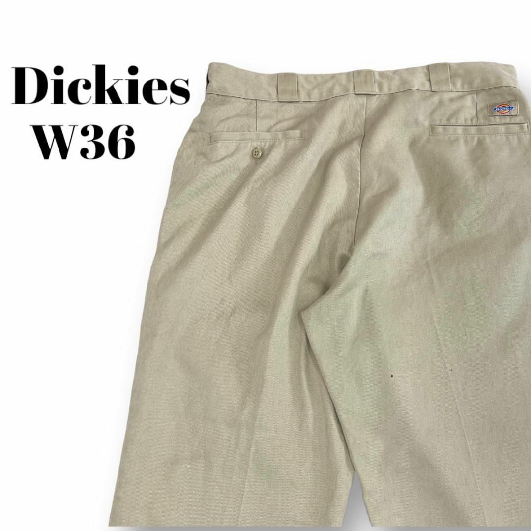 Dickies(ディッキーズ)のDickies　ディッキーズ　ワークパンツ　チノパン　古着　ベージュ　W36 メンズのパンツ(チノパン)の商品写真