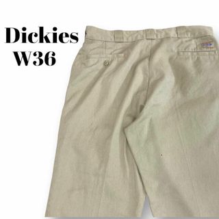 ディッキーズ(Dickies)のDickies　ディッキーズ　ワークパンツ　チノパン　古着　ベージュ　W36(チノパン)