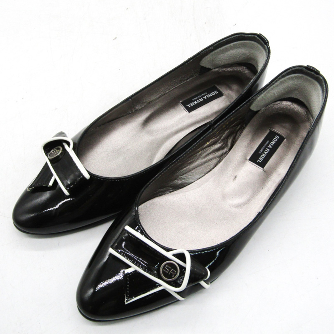 SONIA RYKIEL(ソニアリキエル)のソニアリキエル パンプス 本革 レザー ブランド 靴 シューズ 日本製 黒 レディース 35.5サイズ ブラック Sonia Rykiel レディースの靴/シューズ(ハイヒール/パンプス)の商品写真