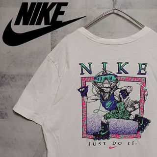 ナイキ(NIKE)のナイキ NIKE メンズ Tシャツ ホワイト L 希少デザイン ストリート(Tシャツ/カットソー(半袖/袖なし))