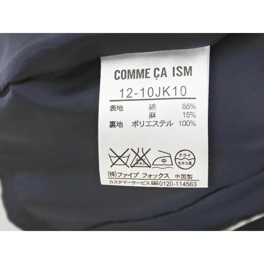 COMME CA ISM(コムサイズム)のCOMME CA ISM コムサイズム リネン混 テーラード ジャケット 濃紺 ■◇ レディース レディースのジャケット/アウター(テーラードジャケット)の商品写真