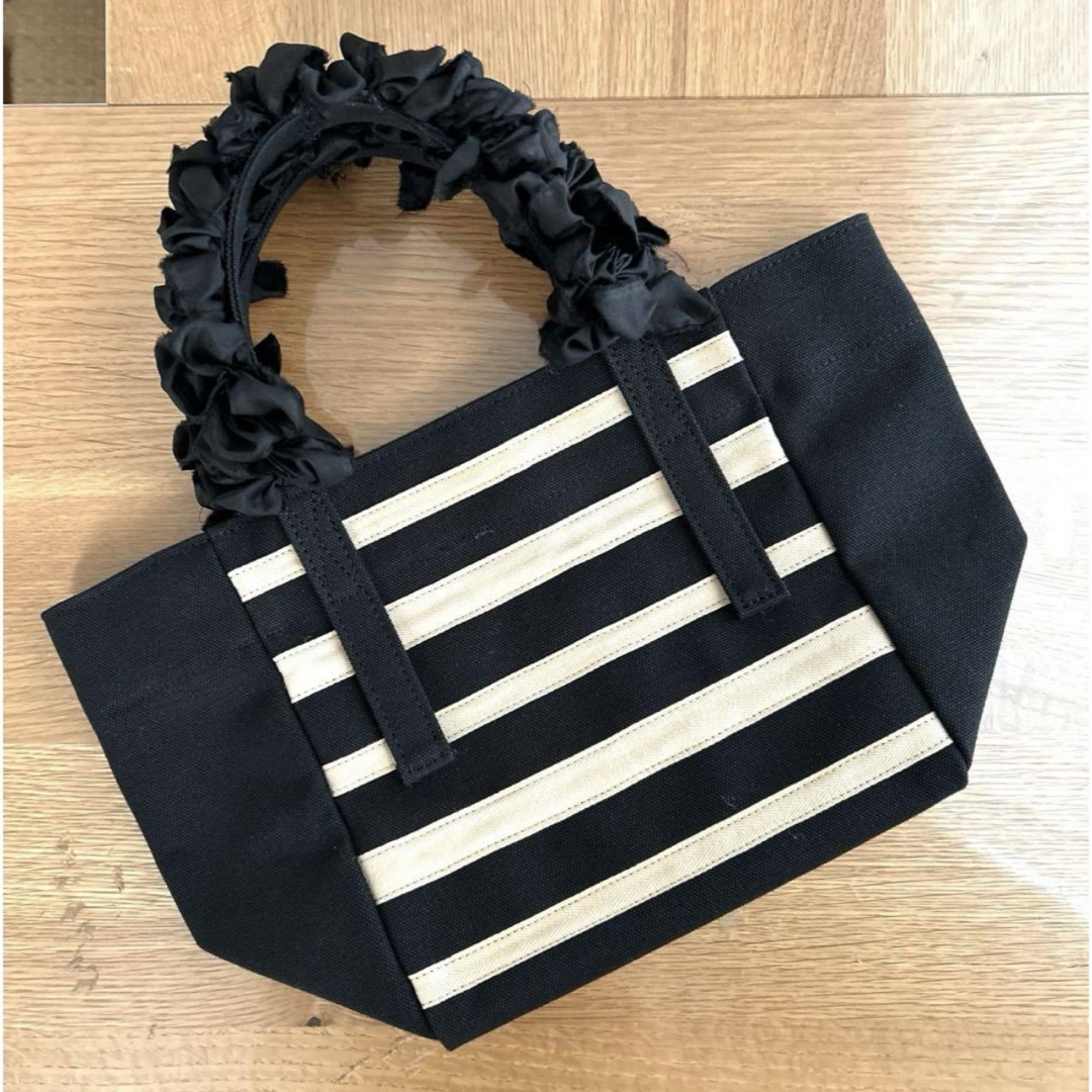 LUDLOW(ラドロー)のLUDLOW Grape handle tote (stripe) S レディースのバッグ(トートバッグ)の商品写真