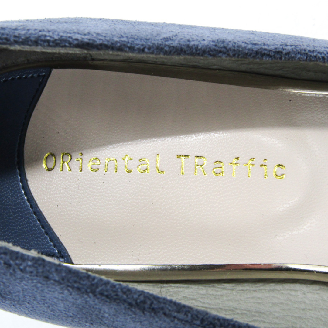 オリエンタルトラフィック パンプス 美品 ポインテッドトゥ スウェード 靴 シューズ レディース 39サイズ ブルー ORiental Traffic レディースの靴/シューズ(ハイヒール/パンプス)の商品写真