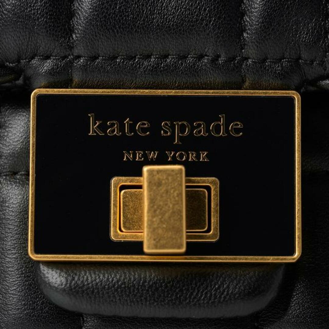 kate spade new york(ケイトスペードニューヨーク)の新品 ケイトスペード kate spade ショルダーバッグ QUILTED MEDIUM CONVERTIBLE SHOULDER BAG ブラック レディースのバッグ(ショルダーバッグ)の商品写真