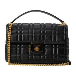 ケイトスペードニューヨーク(kate spade new york)の新品 ケイトスペード kate spade ショルダーバッグ QUILTED MEDIUM CONVERTIBLE SHOULDER BAG ブラック(ショルダーバッグ)