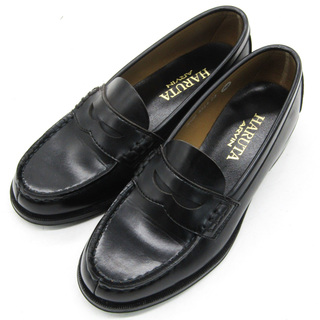 ハルタ ローファー ブランド 靴 シューズ 黒 レディース 23サイズ ブラック HARUTA(ローファー/革靴)