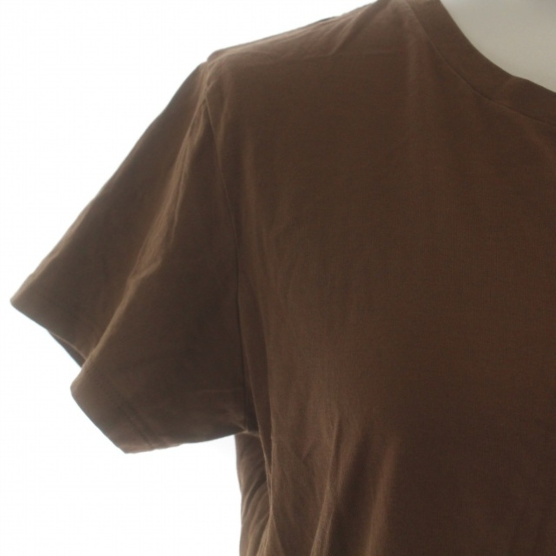 theory(セオリー)のセオリー APEX TEE TINY TEE 2J 21AW カットソー S 茶 レディースのトップス(Tシャツ(半袖/袖なし))の商品写真