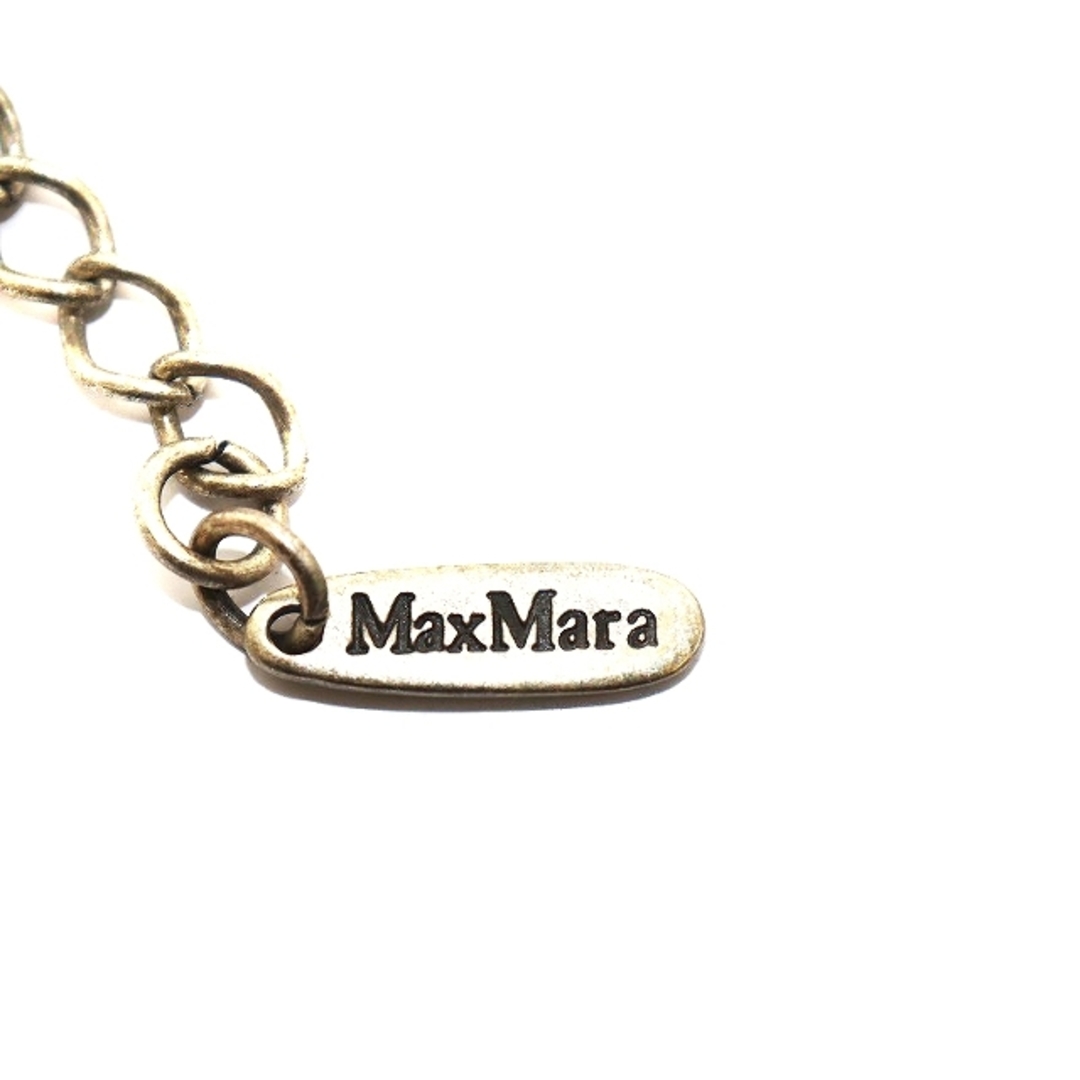 Max Mara(マックスマーラ)のマックスマーラ MAX MARA ネックレス ペンダント カラーストーン 緑 レディースのアクセサリー(ネックレス)の商品写真