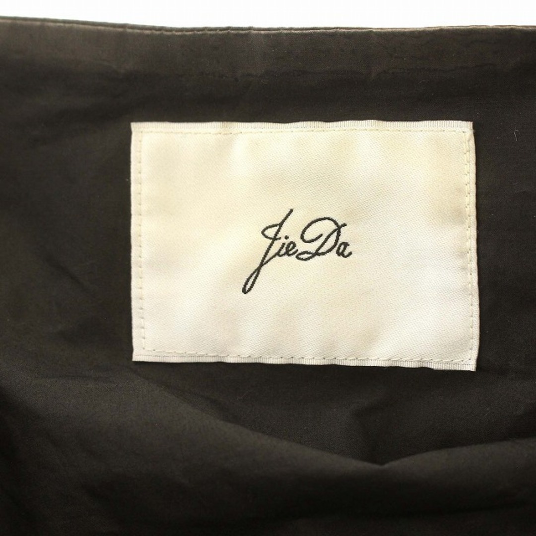 Jieda(ジエダ)のジエダ Jieda ノーカラー ジャケット ブルゾン コットン 1 S カーキ メンズのジャケット/アウター(ブルゾン)の商品写真