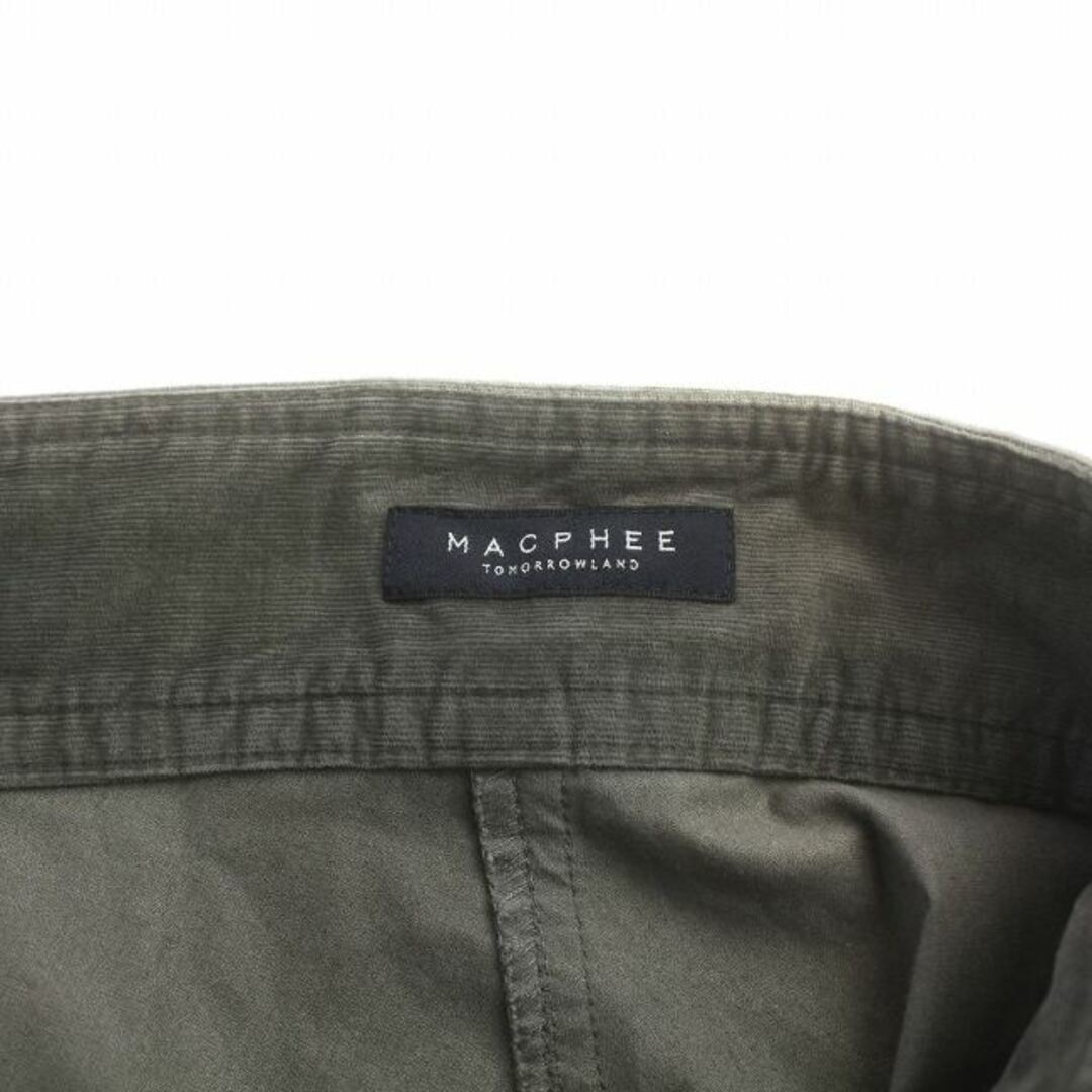 MACPHEE(マカフィー)のマカフィー トゥモローランド フレアスカート ミモレ コーデュロイ M グレー レディースのスカート(ロングスカート)の商品写真