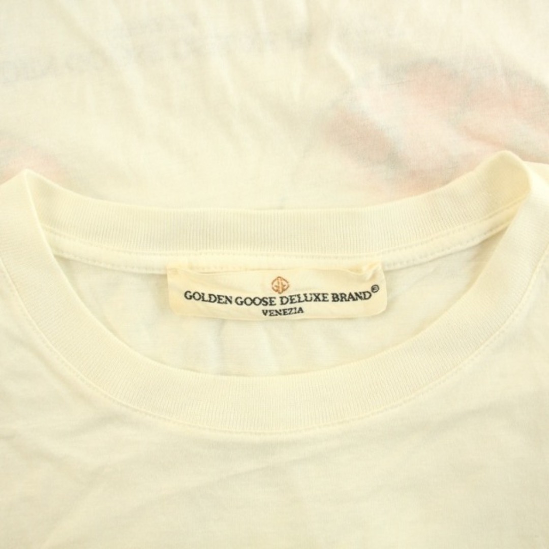 GOLDEN GOOSE(ゴールデングース)のゴールデングース チェリーTシャツ カットソー 半袖 クルーネック XS 白 レディースのトップス(Tシャツ(半袖/袖なし))の商品写真