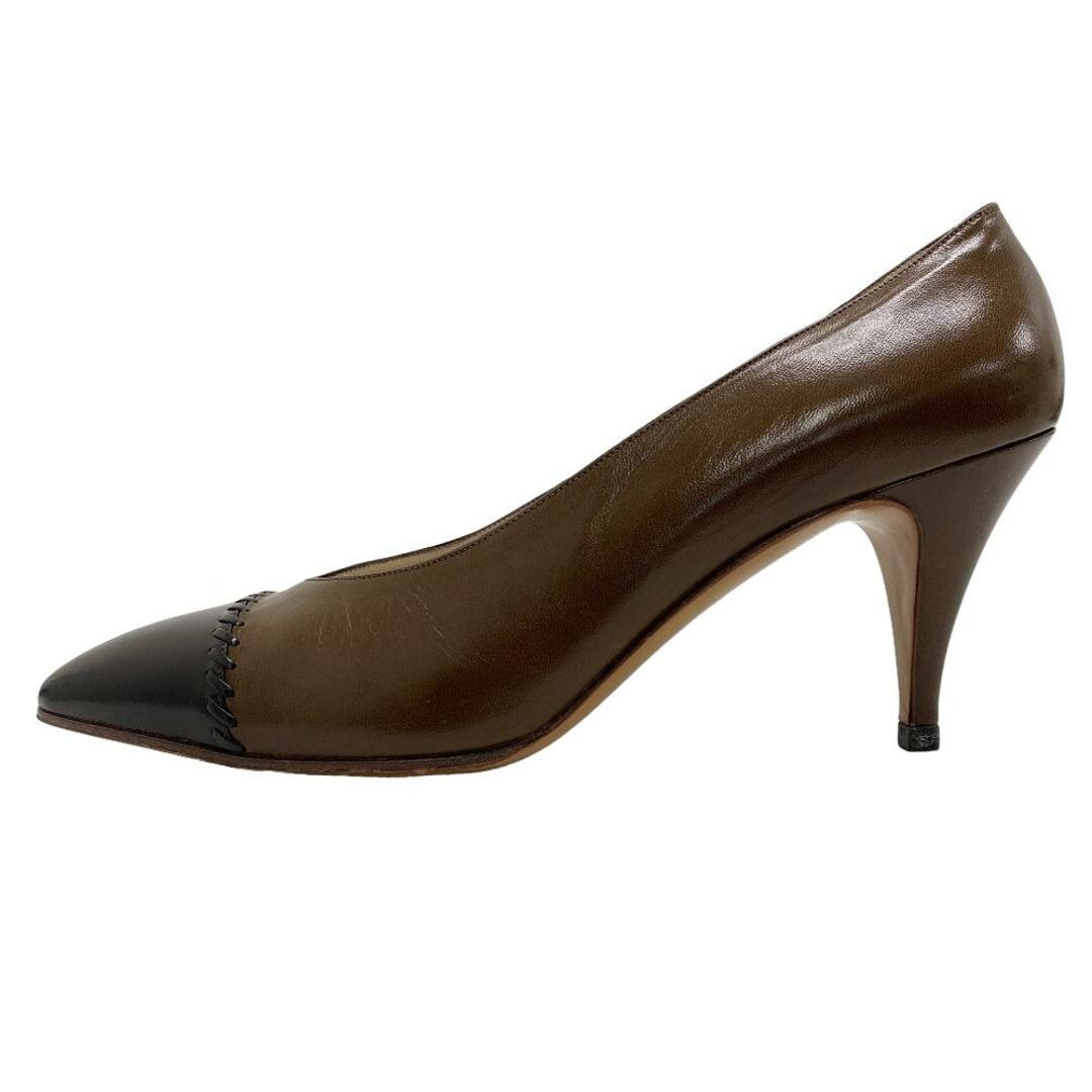 シャネル CHANEL パンプス 37 1/2 ブラウン シャネル CHANEL パンプス 37 1/2 ブラウン
