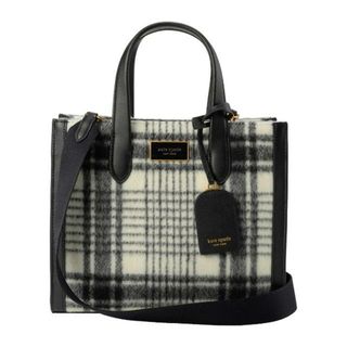 ケイトスペードニューヨーク(kate spade new york)の新品 ケイトスペード kate spade ショルダーバッグ STUDIO PLAID JACQUARD SMALL TOTE ブラックマルチ(ショルダーバッグ)