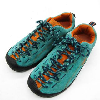 KEEN - キーン スニーカー ウォーキングシューズ ローカット ブランド 靴 シューズ メンズ 27.5サイズ グリーン KEEN