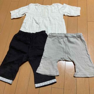 ラグマート(RAG MART)の90センチ3枚セット(パンツ/スパッツ)