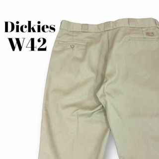 ディッキーズ(Dickies)のメキシコ製　ディッキーズ　ワークパンツ　874　チノパン　古着　ベージュ　W42(チノパン)