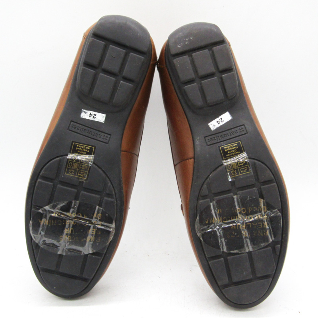 ナチュラライザー モカシン ドライビングシューズ ハラコ リーガル ブランド 靴 シューズ レディース 24サイズ ブラウン NATURALIZER レディースの靴/シューズ(スリッポン/モカシン)の商品写真