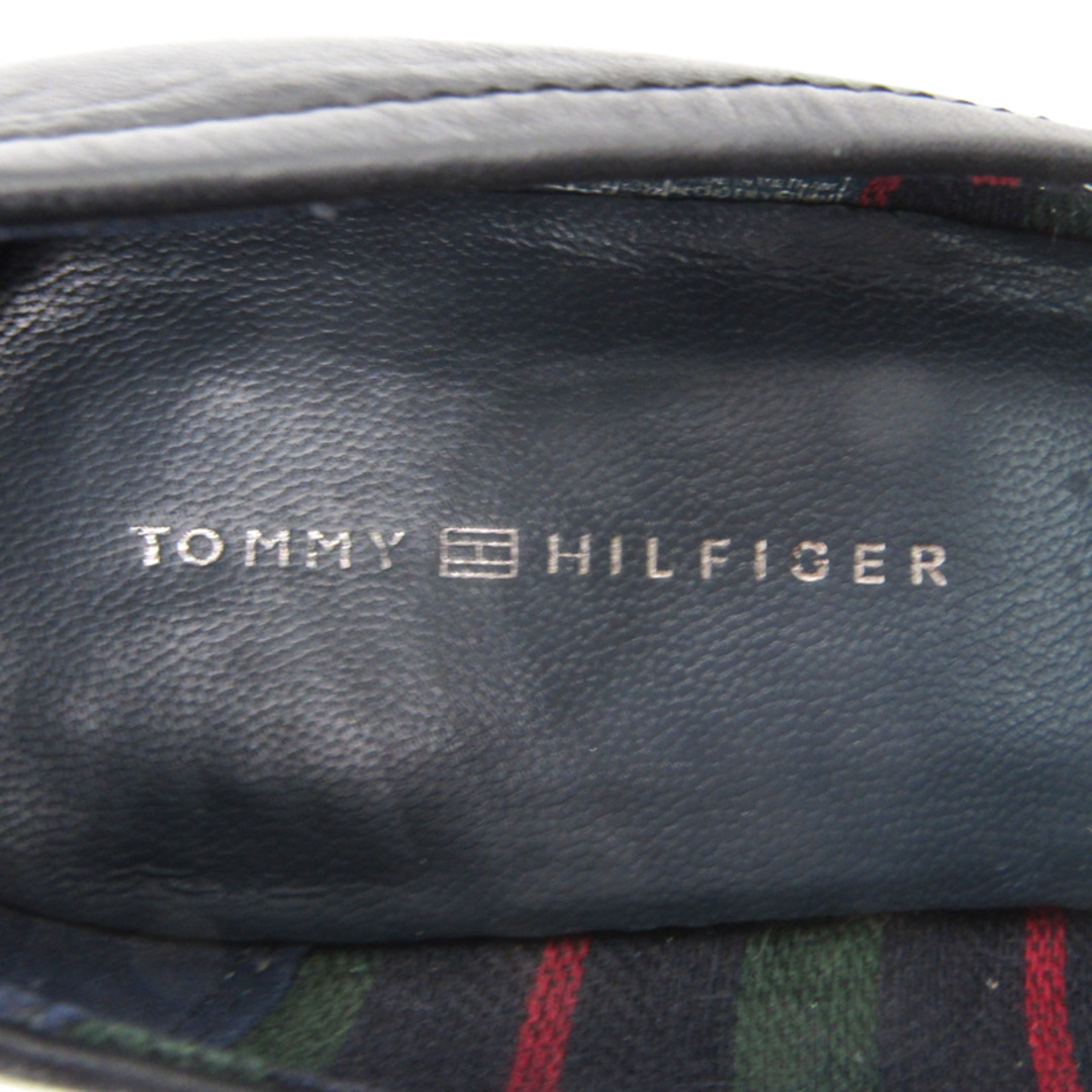 TOMMY HILFIGER(トミーヒルフィガー)のトミーヒルフィガー パンプス ラウンドトゥ ハイヒール ブランド 靴 シューズ レディース 23.5サイズ ネイビー TOMMY HILFIGER レディースの靴/シューズ(ハイヒール/パンプス)の商品写真