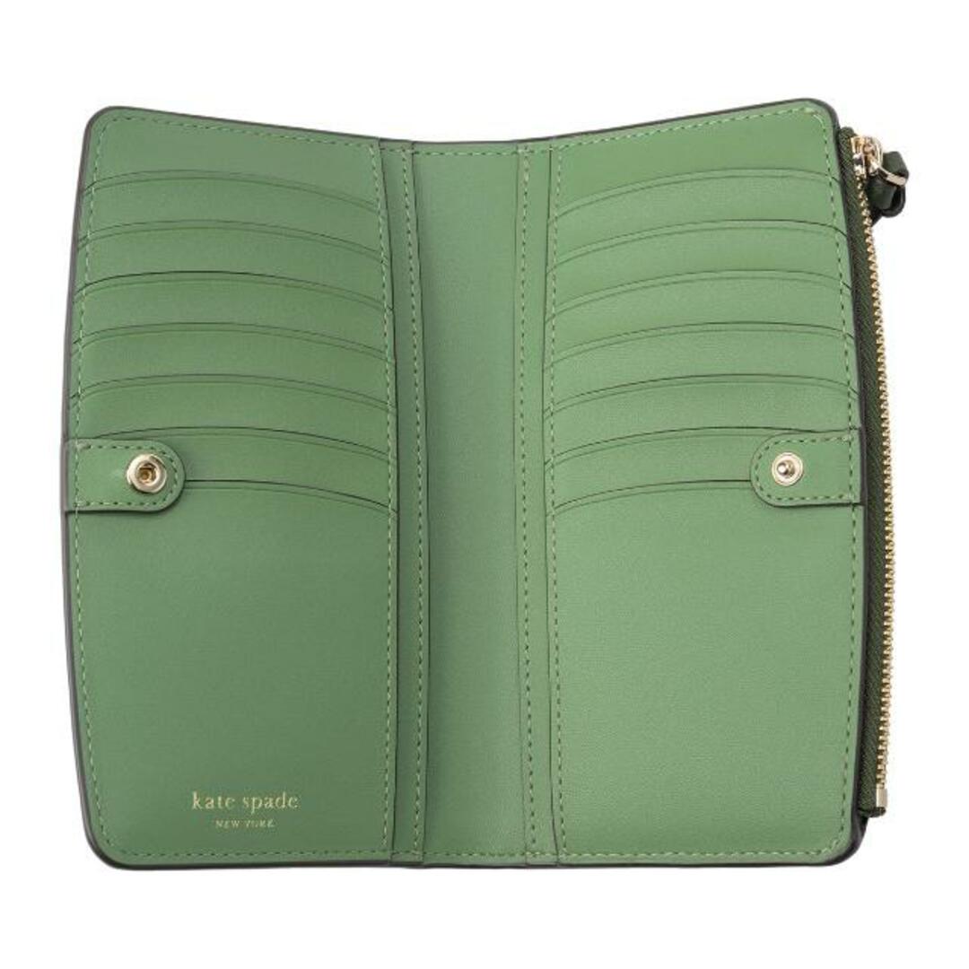 kate spade new york(ケイトスペードニューヨーク)の新品 ケイトスペード kate spade 長財布 ZIP SLIM WALLET ダックグリーン レディースのファッション小物(財布)の商品写真