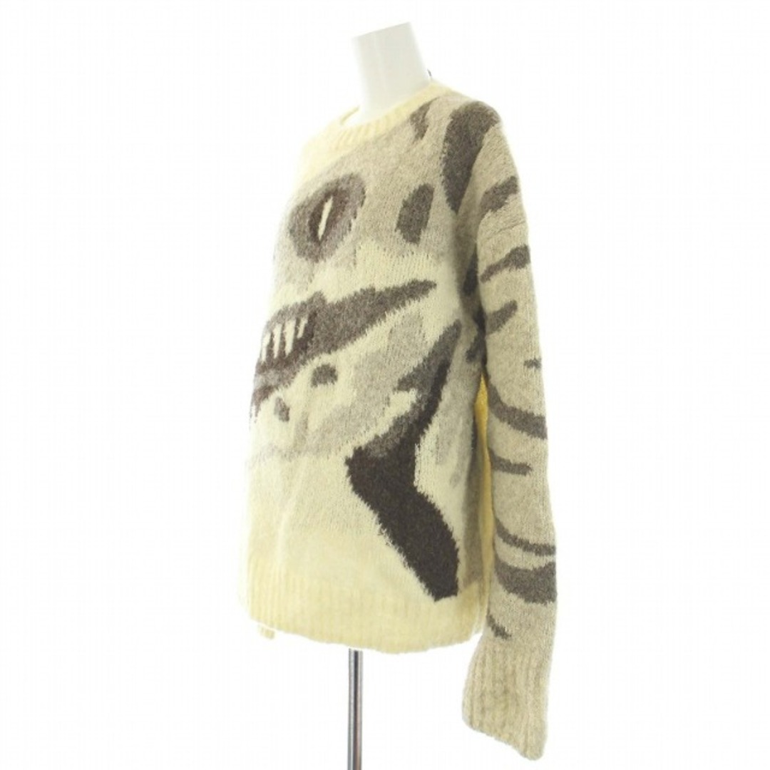 other(アザー)のフォトコピュー DINO SWEATER ニット セーター 恐竜 長袖 TU 白 レディースのトップス(ニット/セーター)の商品写真