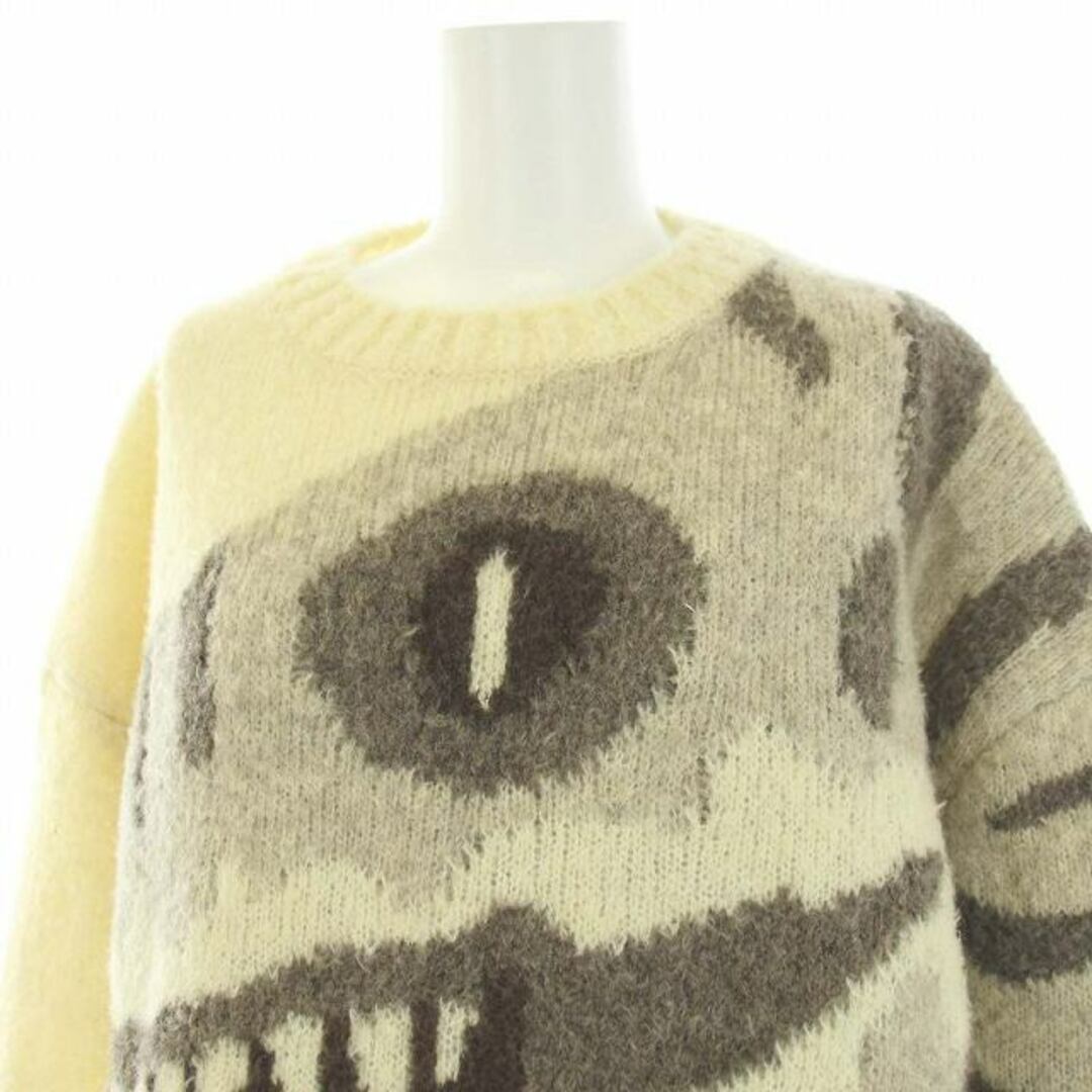 other(アザー)のフォトコピュー DINO SWEATER ニット セーター 恐竜 長袖 TU 白 レディースのトップス(ニット/セーター)の商品写真