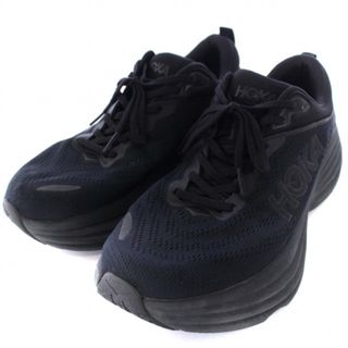 HOKA ONE ONE BONDI 8 WIDE スニーカー 26cm 黒(スニーカー)