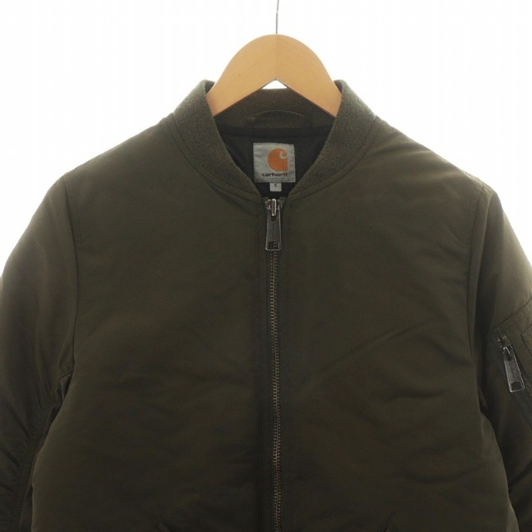 carhartt(カーハート)のcarhartt WIP ASHTON BOMBER JACKET S カーキ メンズのジャケット/アウター(フライトジャケット)の商品写真