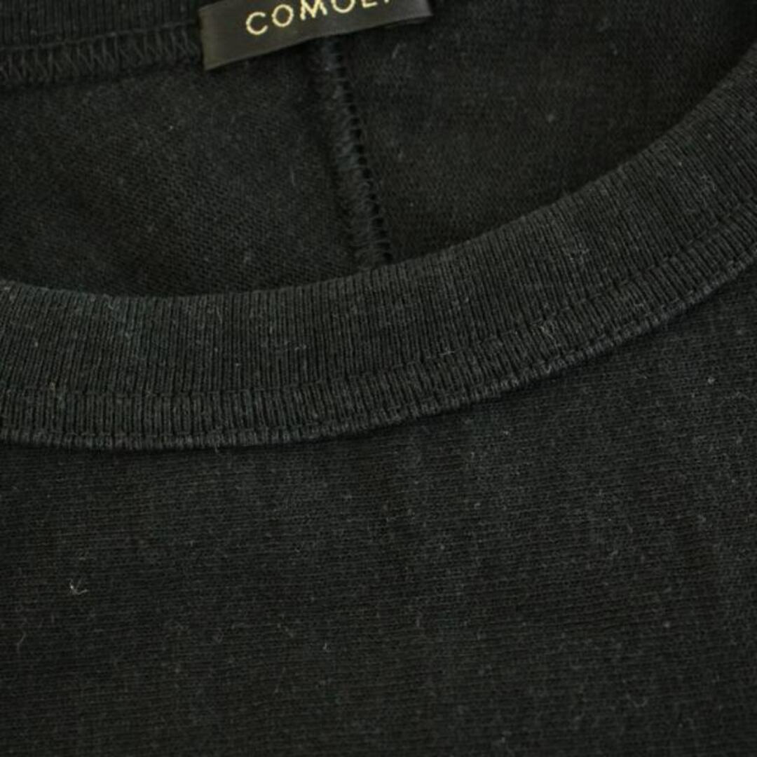 COMOLI フットボールTシャツ ロンT クルーネック 長袖 2 M 黒 COMOLI フットボールTシャツ ロンT クルーネック 長袖 2 M 黒