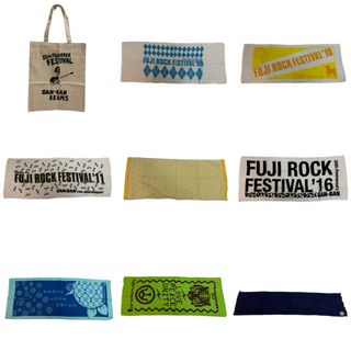 今治タオル - FUJI ROCK FESTIVAL フジロック エコトートバッグ タオル 9点