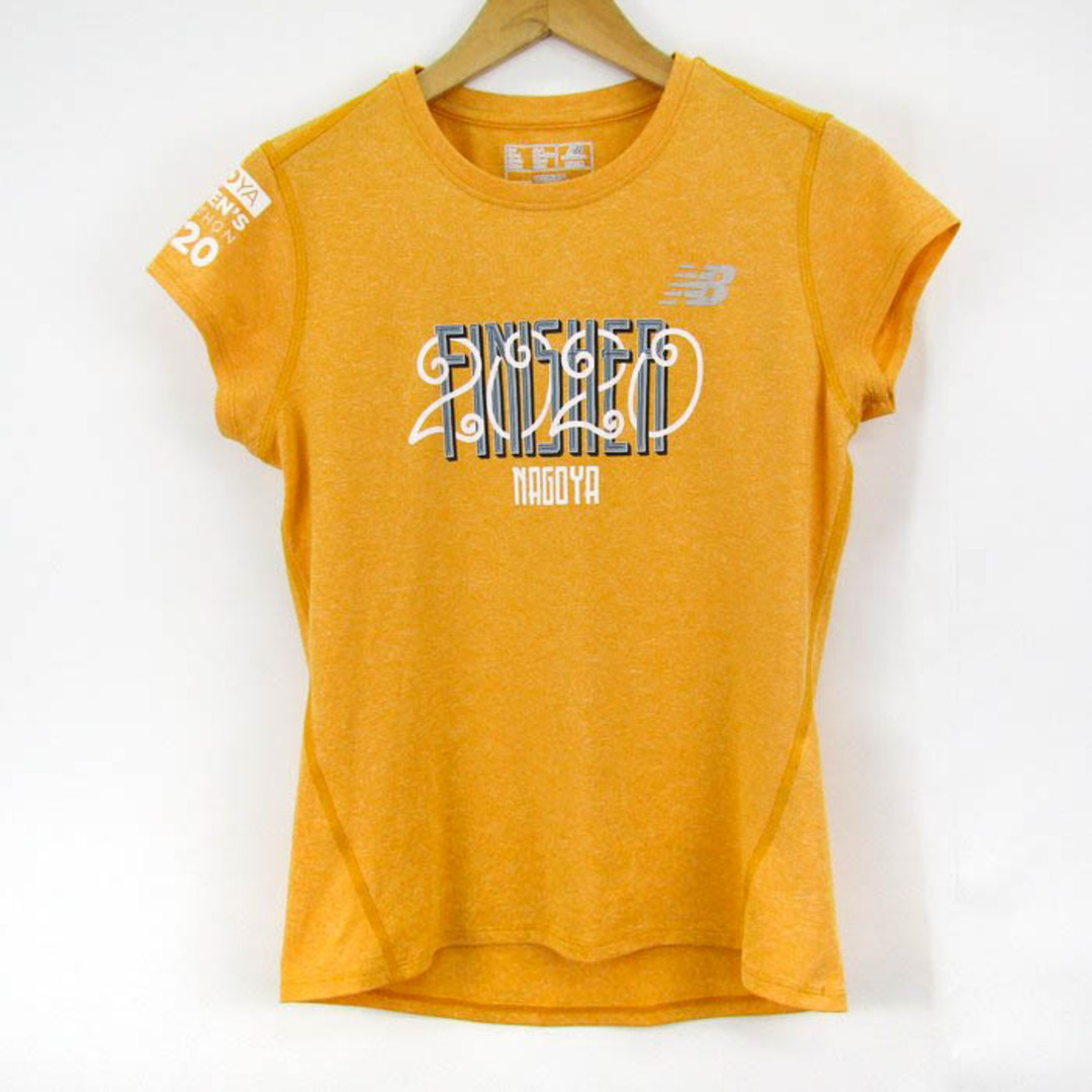 New Balance(ニューバランス)のニューバランス 半袖Tシャツ 名古屋マラソン2020 スポーツウエア レディース Mサイズ オレンジ NEW BALANCE レディースのトップス(Tシャツ(半袖/袖なし))の商品写真