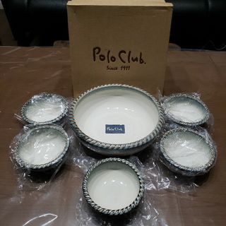 ポロクラブ(Polo Club)の未使用品　polo club サラダセット　大鉢　小鉢(食器)