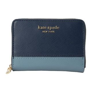 ケイトスペードニューヨーク(kate spade new york)の新品 ケイトスペード kate spade カードケース ジップ カード ケース ナイトキャップ/ソードフィッシュ(名刺入れ/定期入れ)