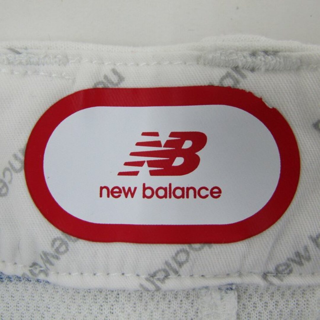 New Balance(ニューバランス)のニューバランス ショートパンツ ボーダー柄 スポーツウエア レディース 2サイズ ホワイト×ネイビー NEW BALANCE レディースのパンツ(ショートパンツ)の商品写真