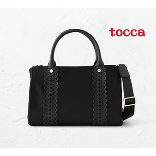 トッカ(TOCCA)の新品　tocca トッカ　LACE TOTE トートバッグ　ショルダーバック(ハンドバッグ)