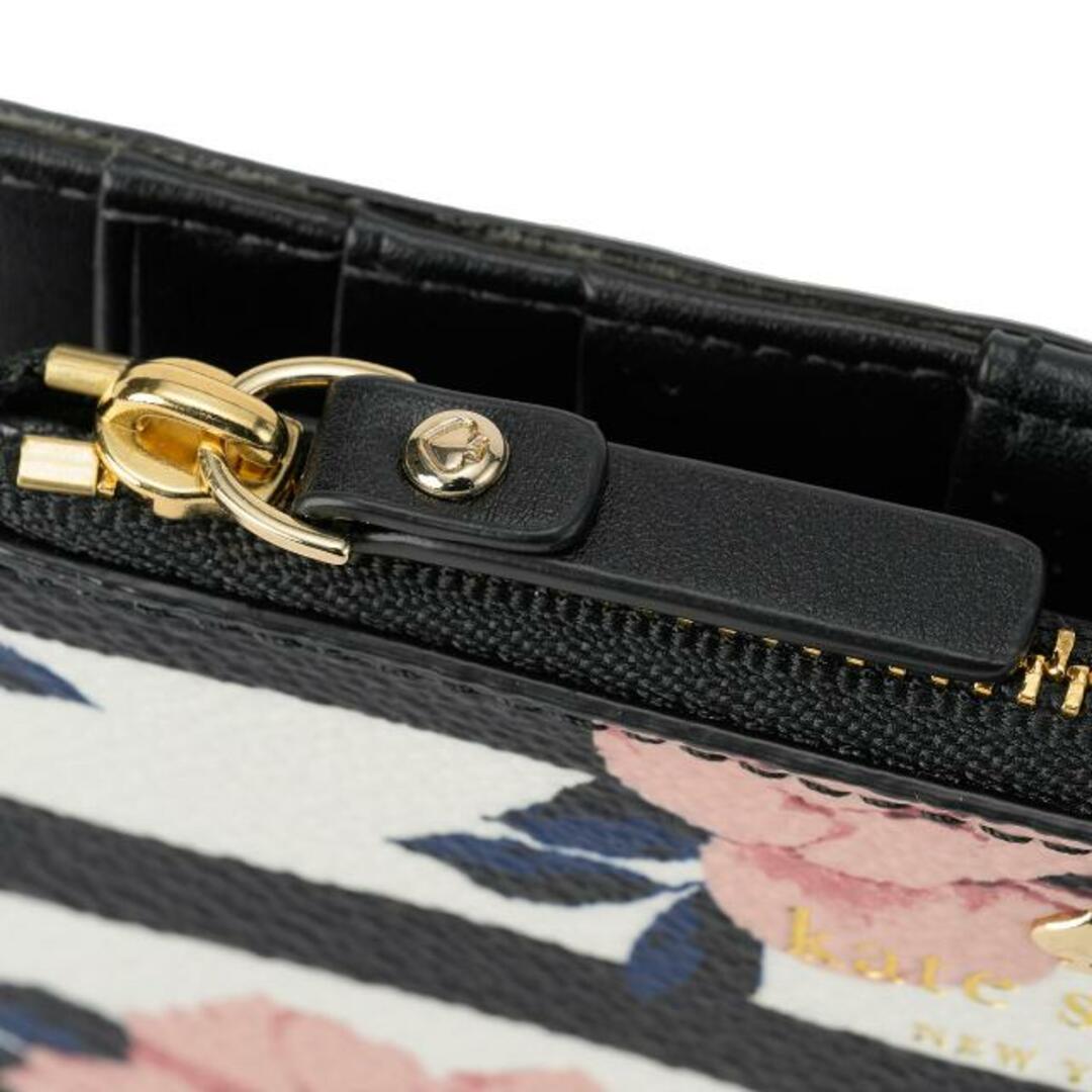 kate spade new york(ケイトスペードニューヨーク)の新品 ケイトスペード kate spade カードケース ROSE STRIPE MIKEY フローラルマルチ レディースのファッション小物(名刺入れ/定期入れ)の商品写真