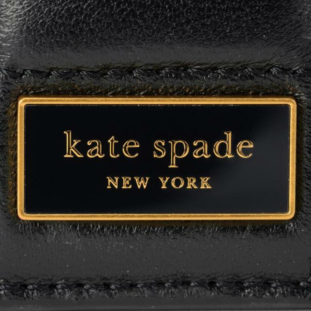 kate spade new york(ケイトスペードニューヨーク)の新品 ケイトスペード kate spade カードケース QUILTED CARD HOLDER ブラック レディースのファッション小物(名刺入れ/定期入れ)の商品写真