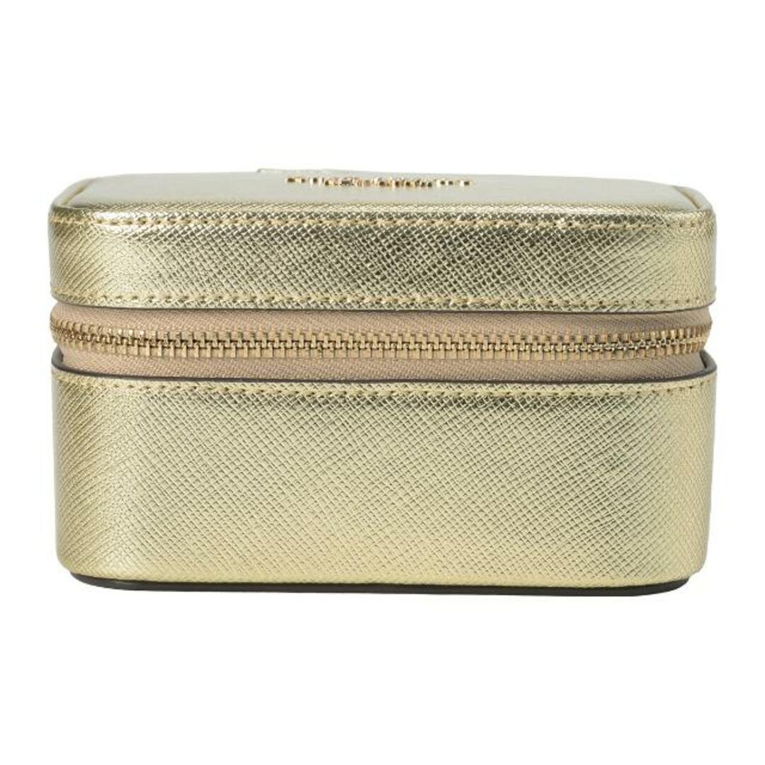 kate spade new york(ケイトスペードニューヨーク)の新品 ケイトスペード kate spade ポーチ METALLIC LEATHER ZIPPED JEWELRY CASE ゴールド レディースのファッション小物(ポーチ)の商品写真