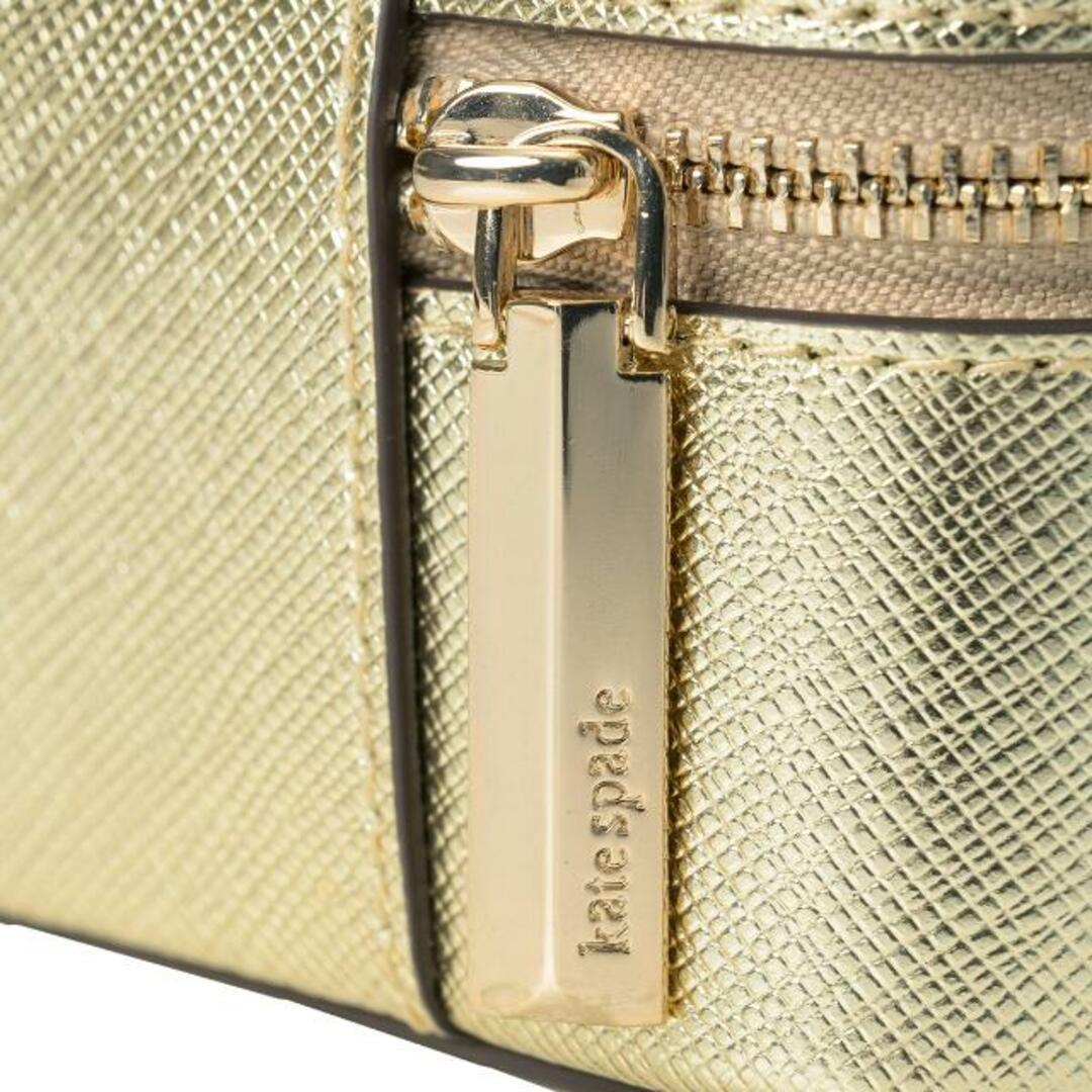 kate spade new york(ケイトスペードニューヨーク)の新品 ケイトスペード kate spade ポーチ METALLIC LEATHER ZIPPED JEWELRY CASE ゴールド レディースのファッション小物(ポーチ)の商品写真