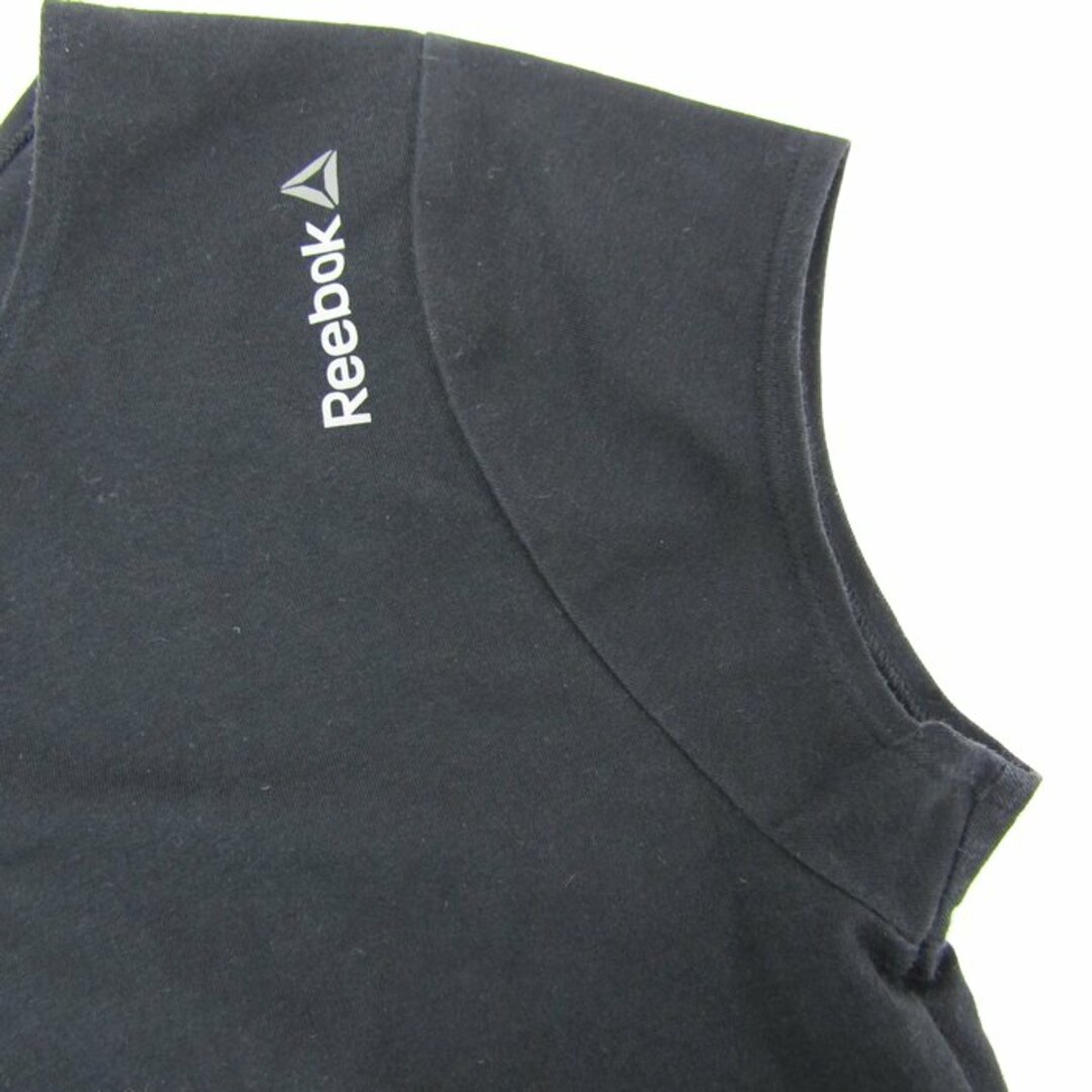 Reebok(リーボック)のリーボック 半袖Tシャツ クロップド丈 グラデーション スポーツウエア レディース Mサイズ ブラック Reebok レディースのトップス(Tシャツ(半袖/袖なし))の商品写真