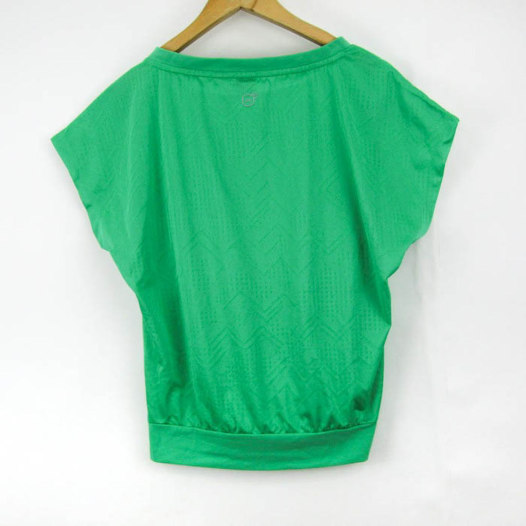 PUMA(プーマ)のプーマ 半袖Tシャツ ラグラン袖 ワンポイントロゴ スポーツウエア レディース Mサイズ グリーン PUMA レディースのトップス(Tシャツ(半袖/袖なし))の商品写真