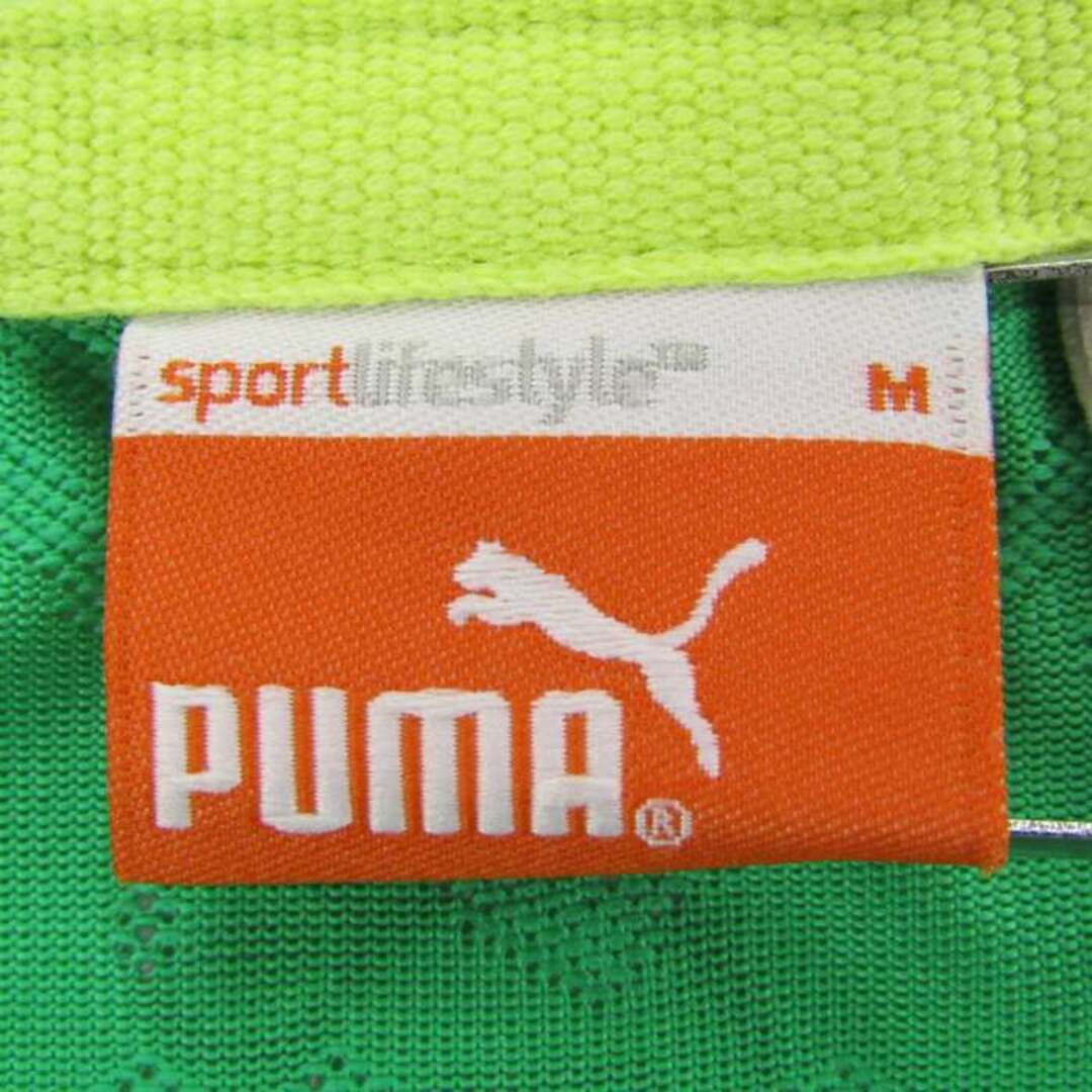 PUMA(プーマ)のプーマ 半袖Tシャツ ラグラン袖 ワンポイントロゴ スポーツウエア レディース Mサイズ グリーン PUMA レディースのトップス(Tシャツ(半袖/袖なし))の商品写真