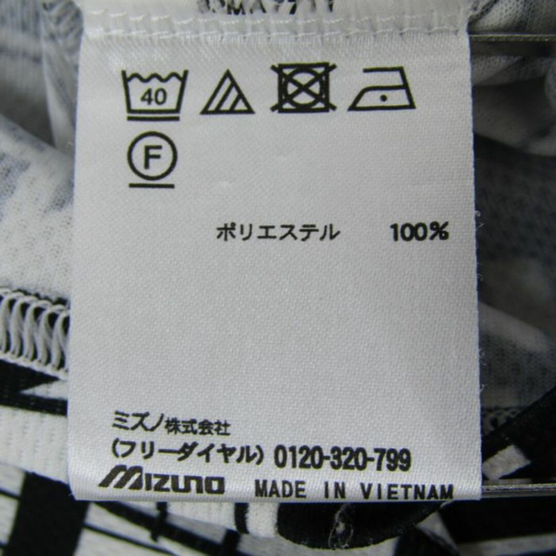 MIZUNO(ミズノ)のミズノ タンクトップ クイックドライプラス スポーツウエア 大きいサイズ レディース XLサイズ ブラック×ホワイト Mizuno レディースのトップス(タンクトップ)の商品写真