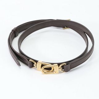 ルイヴィトン(LOUIS VUITTON)の美品 ルイヴィトン ダミエ レザー ショルダーストラップ 斜め掛け バッグ 用 アクセサリー 革 トート メンズ レディース EFM 0320-F9(その他)