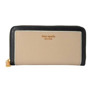 ケイトスペードニューヨーク(kate spade new york)の新品 ケイトスペード kate spade 長財布 COLOR BLOCK ZIP AROUND CONTINENTAL WALLET アースンウェア ブラックマルチ(財布)