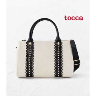 トッカ(TOCCA)の新品　tocca トッカ　LACE TOTE トートバッグ　ショルダーバック(ハンドバッグ)