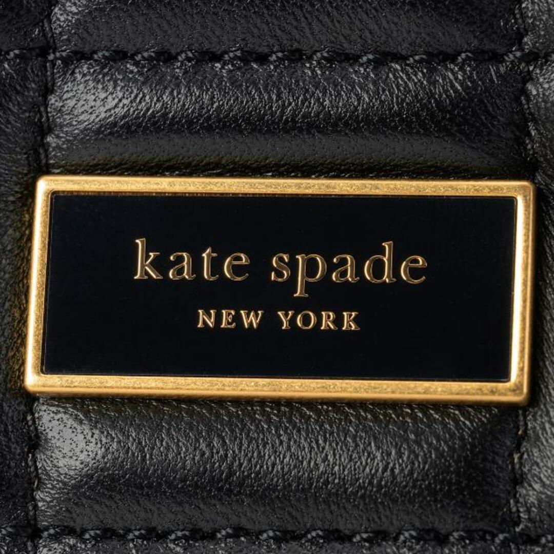 kate spade new york(ケイトスペードニューヨーク)の新品 ケイトスペード kate spade トートバッグ QUILTED MEDIUM SHOPPER BAG ブラック レディースのバッグ(トートバッグ)の商品写真