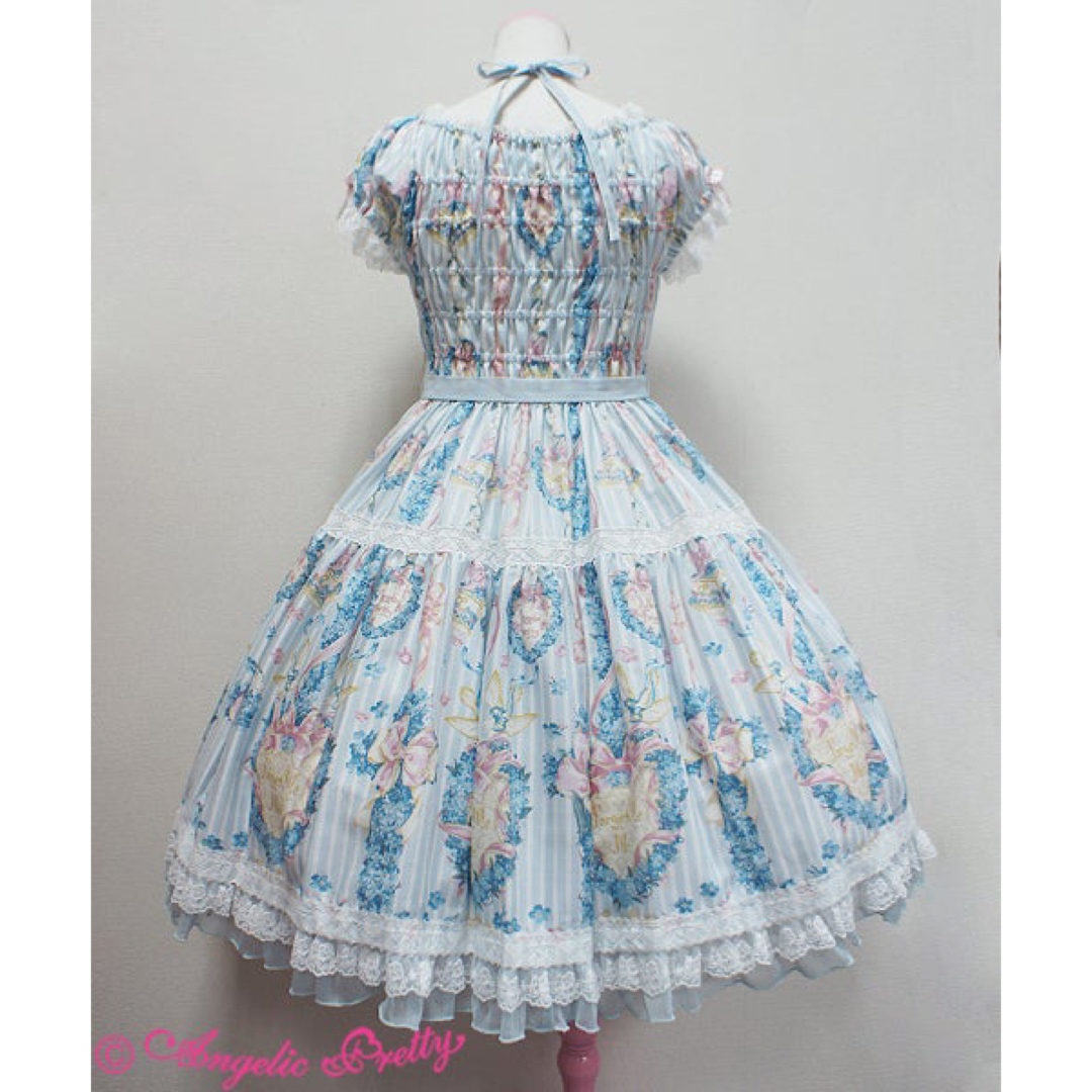 Angelic Pretty(アンジェリックプリティー)のアンジェリックプリティ Romantic Little Garden ワンピース レディースのワンピース(ひざ丈ワンピース)の商品写真