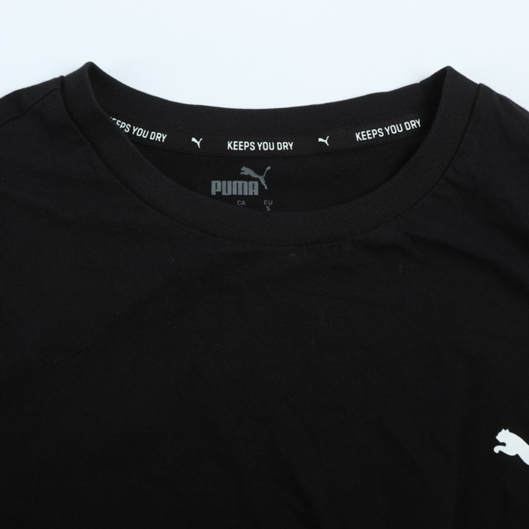 PUMA(プーマ)のプーマ 半袖Tシャツ ワンポイントロゴ スポーツウエア メンズ Sサイズ ブラック PUMA メンズのトップス(Tシャツ/カットソー(半袖/袖なし))の商品写真